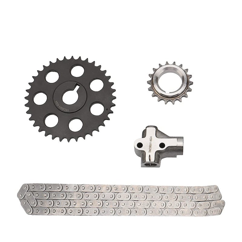 MAYASAF Engine Timing Chain Kit for Nissan 1990-94 D21/ 95-97 PICKUP/ 89-90 240SX/ 90-92 Stanza/ 90 Axxess, KA24E 2.4L L4 Engine Only, OE Replacement Timing Chain Sets With Gaskets and Oil Seal - Image 4